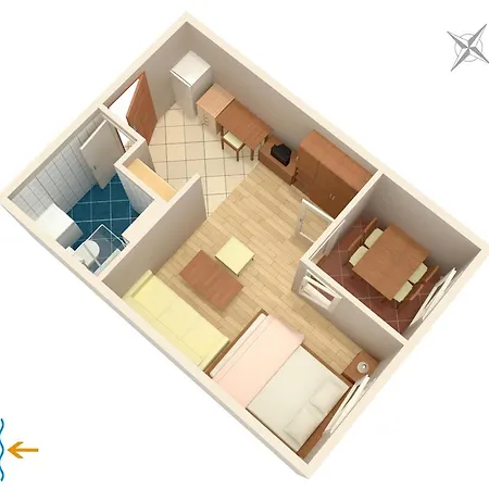 With A Parking Space Mareda, Novigrad - 7100 Apartman